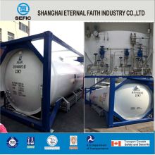 Lox Lin Lar LNG Lco2 Контейнер-цистерна Asme T75 Контейнер-цистерна ISO для жидкого газа