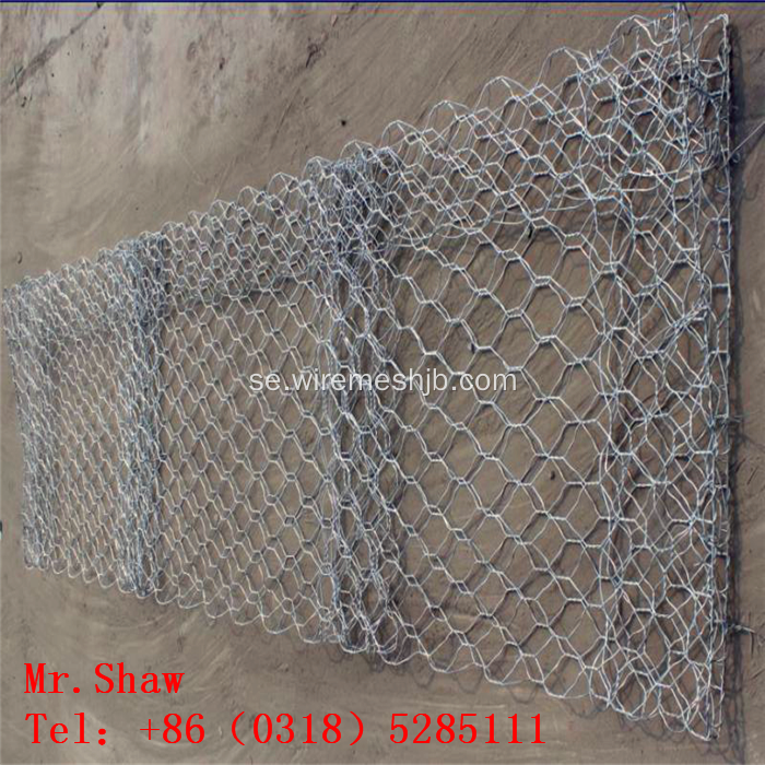 Hot Dipped Galvaniserad Riverbank Gabion Box