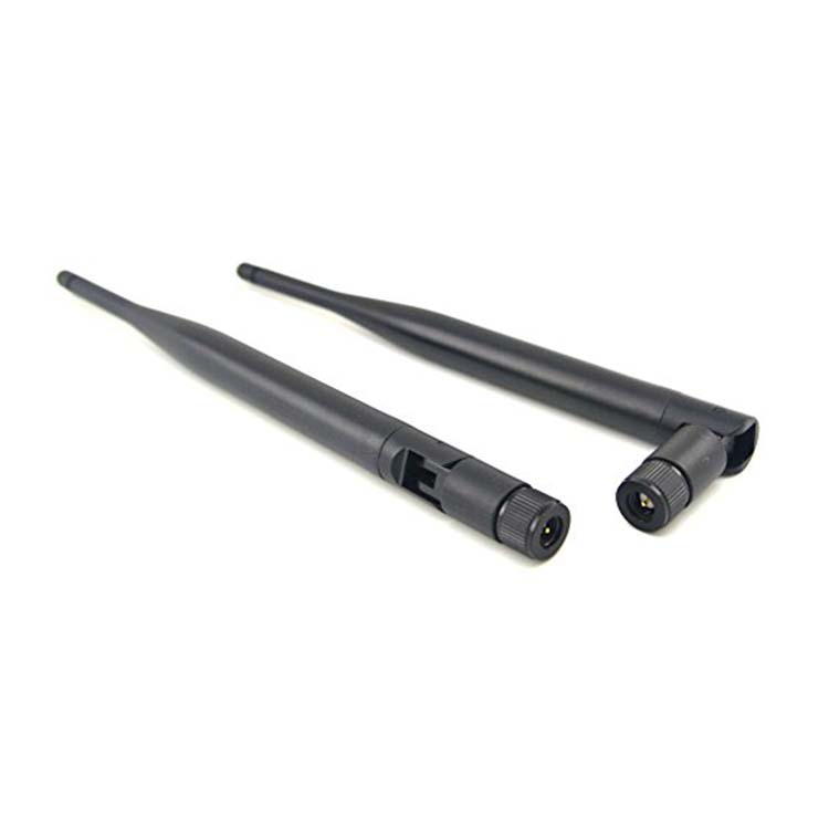 High Gain 5Dbi Wifi Antenna 2.4G 5.8G Wireless Antenna With Tnc Rp - Sma Connector Rubber Antenna