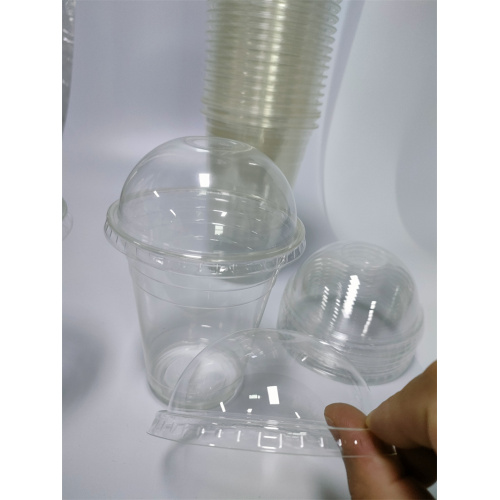 Vaso de plástico transparente PLA