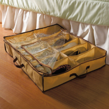 High quality easy carry foldable underbed storage box