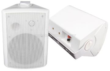 60w 6.5" White Plastic Wall Mounting Speakers With 25mm Silk Tweeter