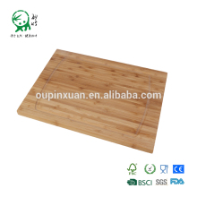 Organic Bamboo Cutting Board with Groove