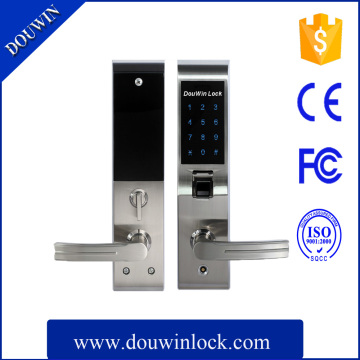 Stainless steel apartment door lock security fingerprint lock