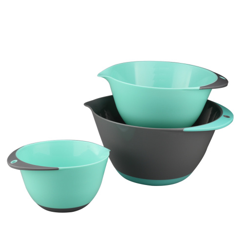 3 Piece Plastic Mixing Bowl Set