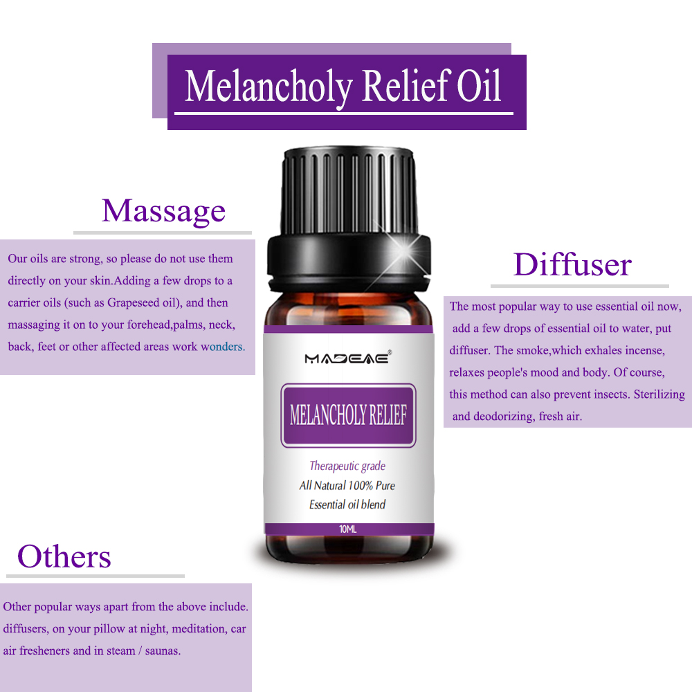 Factory Mellancholy Relief Blend Essential Oil dalam Bulk