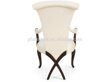 Hot sale dining wooden chair with faired arms