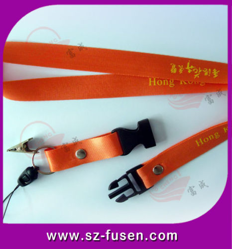 Oem Personalized Single Custom Id Lanyard With Nylon Or Rubber