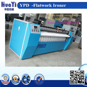 Heating up quickly of iron laundry equipment