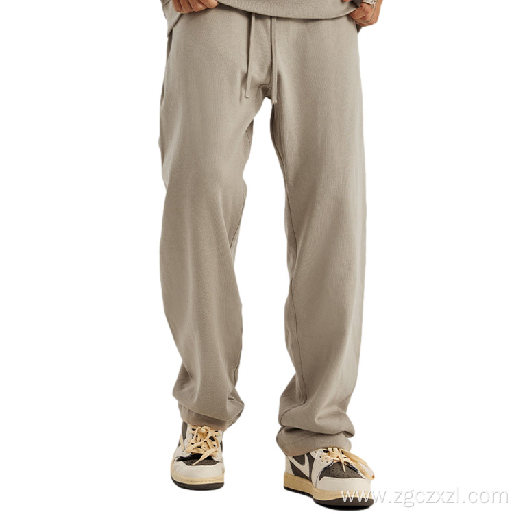 Earth Color Casual Trousers Loose Sweatpants