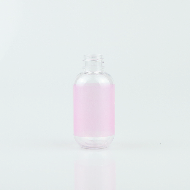 Petg plastik isi ulang 60ml perubahan warna pink bertahap