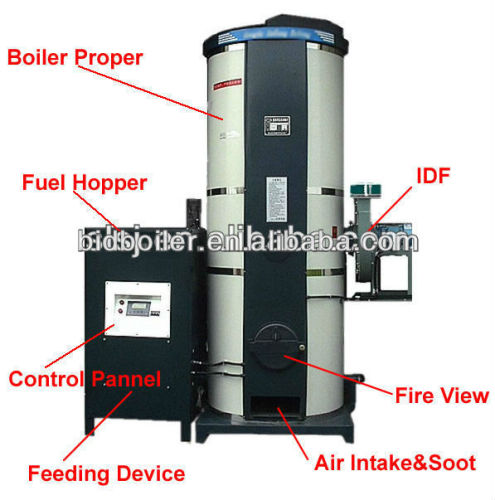 new Bidragon BVFW ecological full automatic hot water boiler