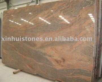 Import granite multicolor red tile