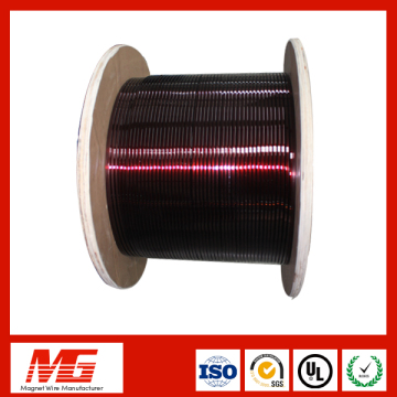 Colored enameled rectangular wire aluminum