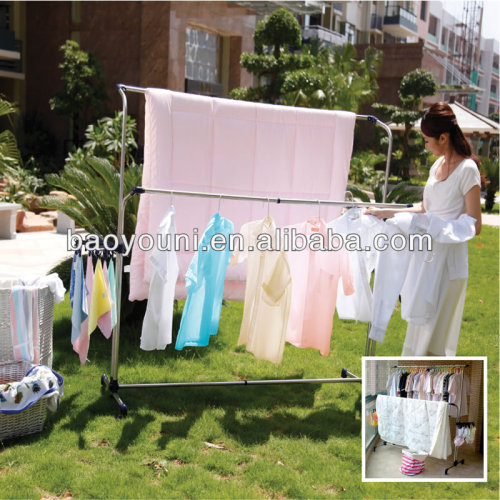 BAOYOUNI balcony clothes drying rack clothes drying rack vertical clothes drying rack DQ-0812