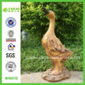 Houten-achtige lelijke eendje groeiende Goose standbeeld (NF85773)