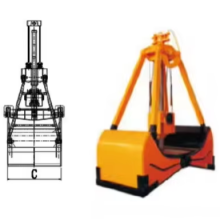 20-10 Cubic Meters Four Rope Grab Ore Powder