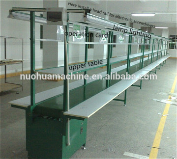 belt conveyor electronic products assembly line