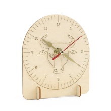 STEM Student DIY Wooden Clock Puzzle Science Kits: Educational Toys