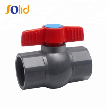 China Manufacture Two Color PVC Octagonal Ball Valve