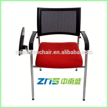 827BHPY fabric seat stacktable conference chair with writing tablet