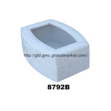 faux leather wedding gift display box