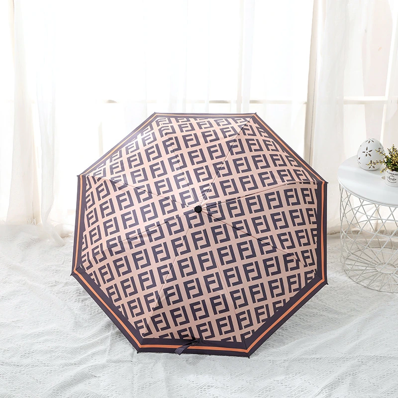 Travel Logo Custom Capsule 5 Folded Mini Folding Umbrella