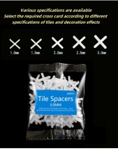 Fixed clip tile joint clip