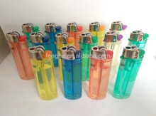 Transparent disposable flint lighter FH-208T like bic lighter J25