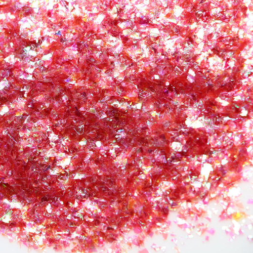 500g bunt glitzerndes Zuckerpapier Nagelflocken Pailletten Spielzeug für Kinder Schleim Schlammfüller Dekoration Material Zubehör