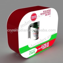 new design magnetic levitation bottle display, high quality led pop display stand