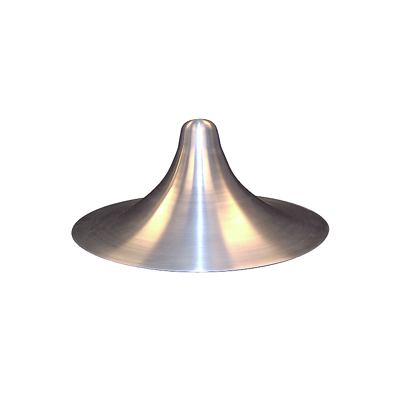 OEM customized deep draw metal spinning stainless steel cones