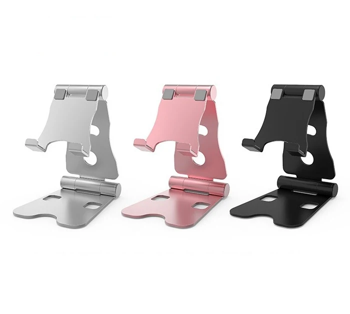 Lz-76A Table Aluminium Foldable Phone Bracket Holder Stand