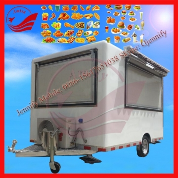 Commercial Fast Food Cart Aluminium Composite