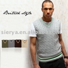 men's wool sweater vest