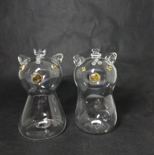 custom creative mini glass shakers