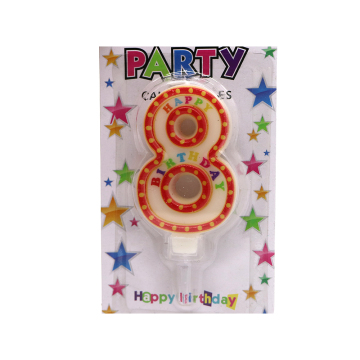 Colourful Number Shaped Birthday Candles