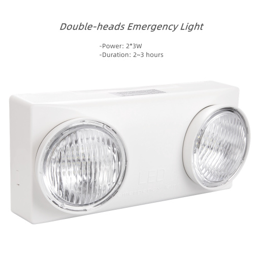 Luz LED de emergência de luz branca ajustável