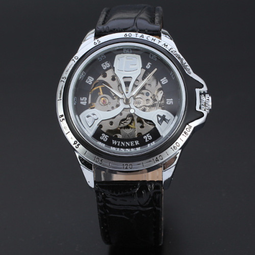 visible mechanism automatic movement mechanical watch for men