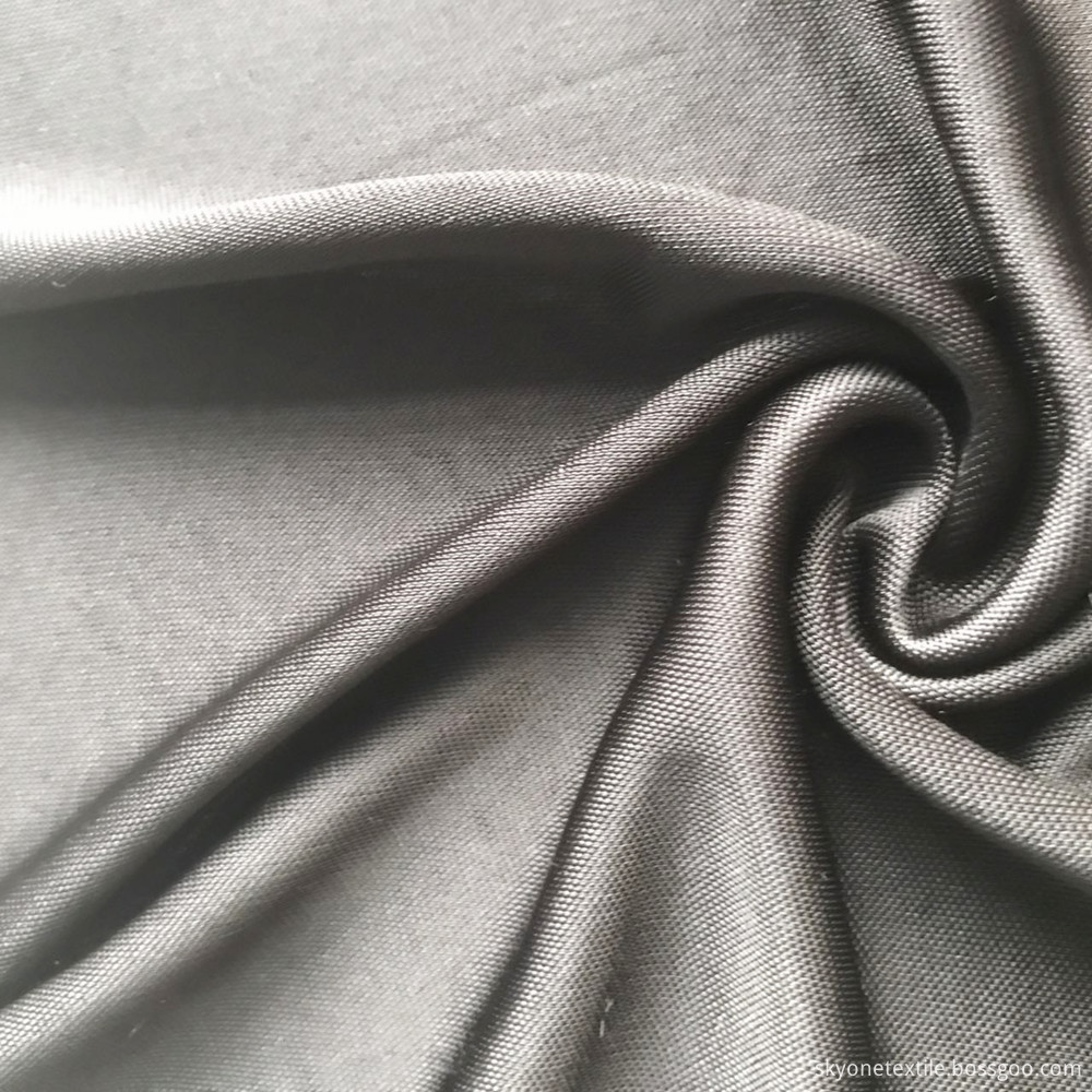 Viscose plain double jersey 