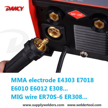Pulsed mig tig mma 3 in 1 inverter welding machine,portable easy operation,digitalized display,precise output control
