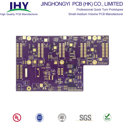 Custom PCB Prototyping Purple Solder Mask PCB Factory