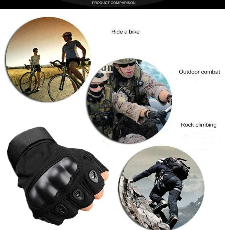 New Fashion Unisex Bike Gloves Half Finger Sport Gloves