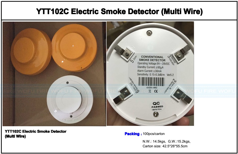 addressable smoke detector, stand alone smoke detector