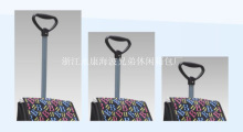 portable telescopic handle shopping bag