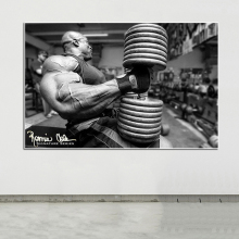 Motivational Gym Posters: Inspiring Fitness Art with Muscle Man Ronnie