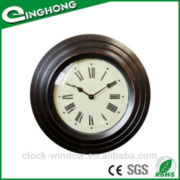 Black round ajanta wall clock models