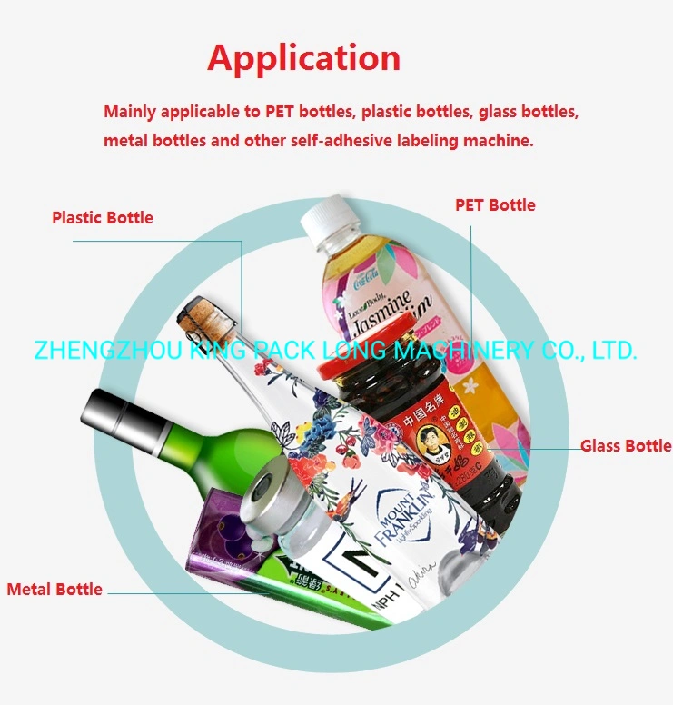 Hot Sale Fh-130 Round Bottle Labeling Machine Sticker Labeling Machine for Sale