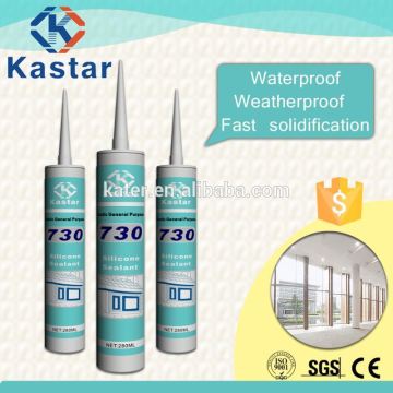 Trade Assurance one component clear transparent silicone adhesive