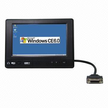 7-inch Embedded Board Computer/Embedded PC with Microsoft's Windows CE and Linux OS, IP64